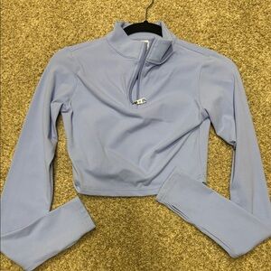 Light purple Long Sleeve Crop jacket